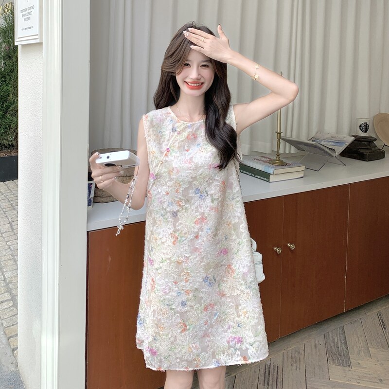 【新款】26夏季风肌理感彩色提花连衣裙2B130-8165-P140-K248,女装连衣裙,浙宝296A
