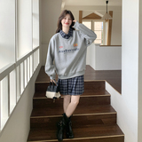 【新款现货】印花卫衣格子半裙套装296A-8089-P195-K318，女装卫衣/绒衫，浙宝296A