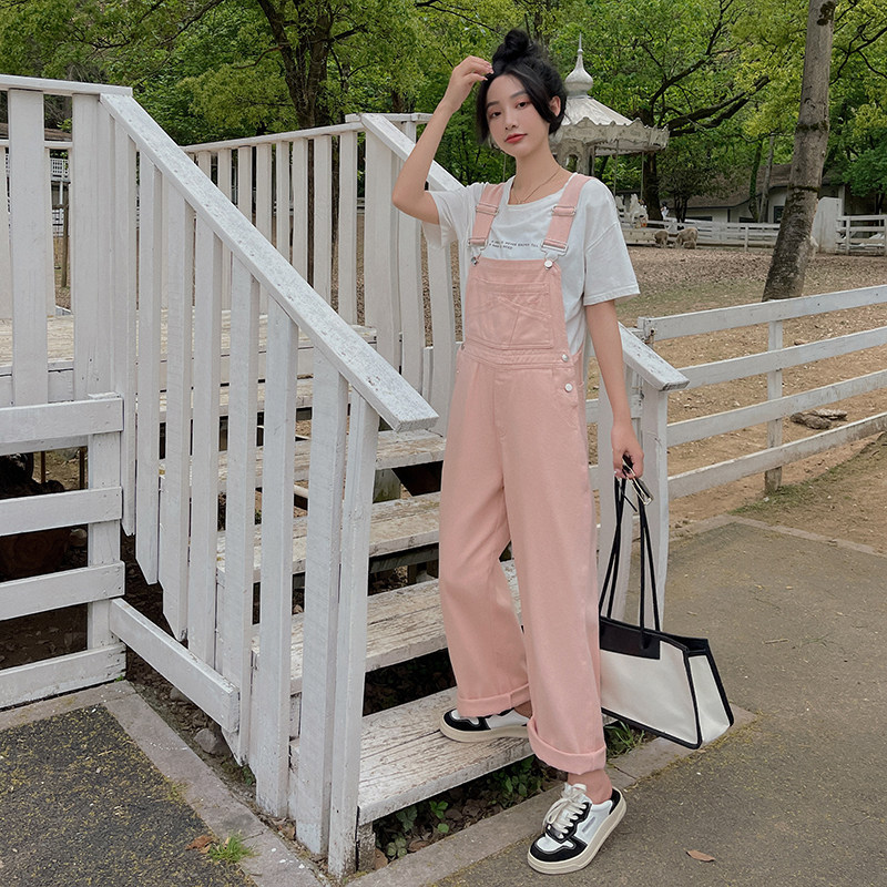 现货新款数据好！2023夏装新款减龄背带裤学生风2220,女装套装/套裙,浙宝296A