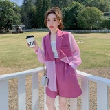 【新款现货】2023新款夏装防晒服套装23813P125K178，女装套装/套裙，浙宝296A