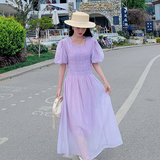 【新款】2023年夏装新款温柔风仙气连衣裙23816K125P178，女装连衣裙，浙宝296A