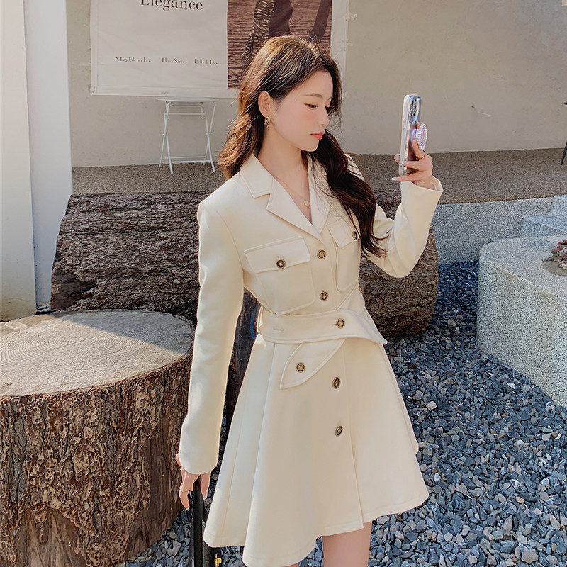 2023新款女装西装连衣裙23802P145K198,女装连衣裙,浙宝296A