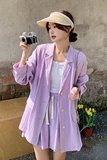 【现货】2023夏装新款女式防晒服减龄神器23812P125K178，女装西装，浙宝296A