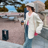 【新款现货】秋冬新款小香风加厚外套2340-P160-K218，女装短外套，浙宝296A