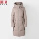 中长款 EVENY伊芙心悦热销冬装 连帽时尚 外套90白鸭绒保暖羽绒服