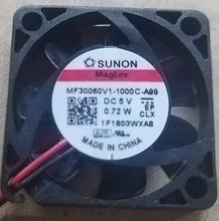 A99 3CM静音散热风扇 建准MF30060V1 0.72W 1000C