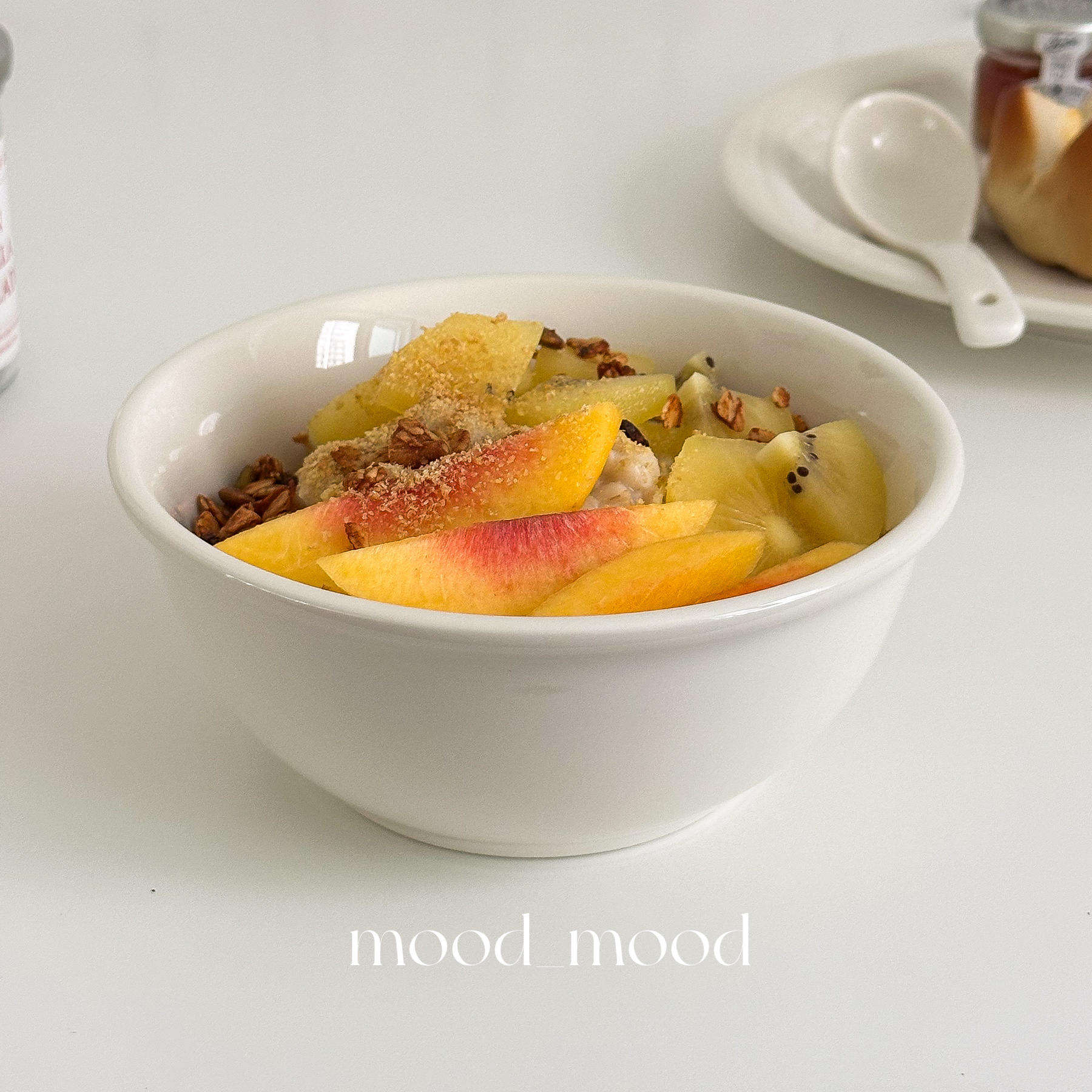 乳白系列6英寸高圆碗粥汤碗