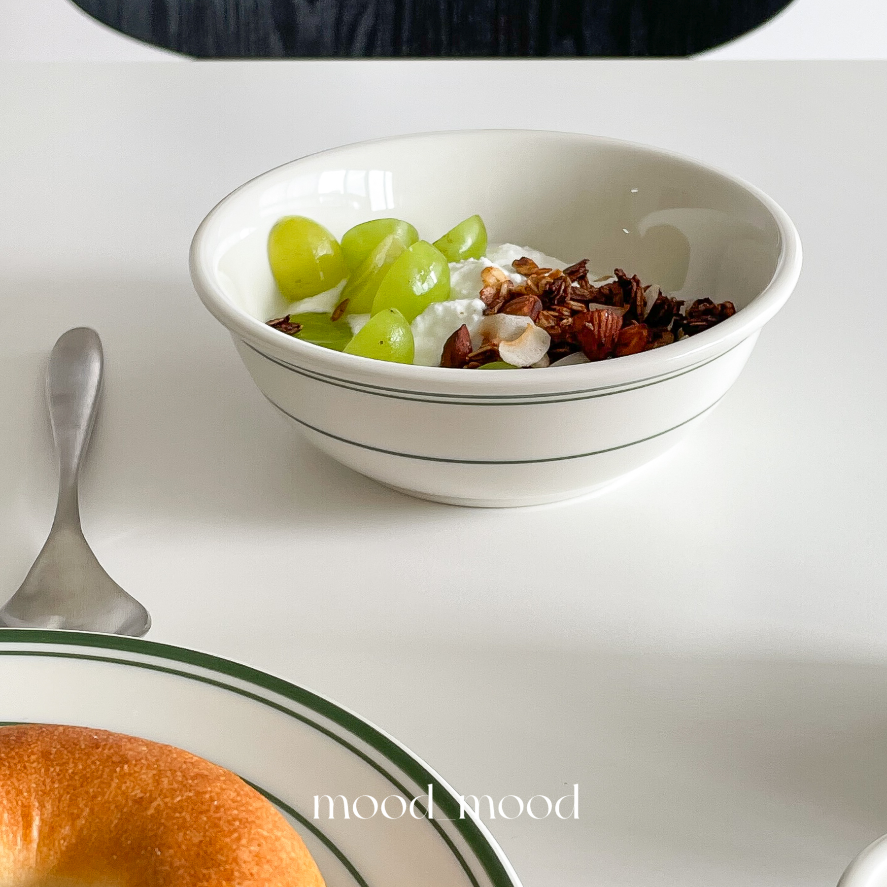 绿线系列/矮圆碗酸奶麦片碗