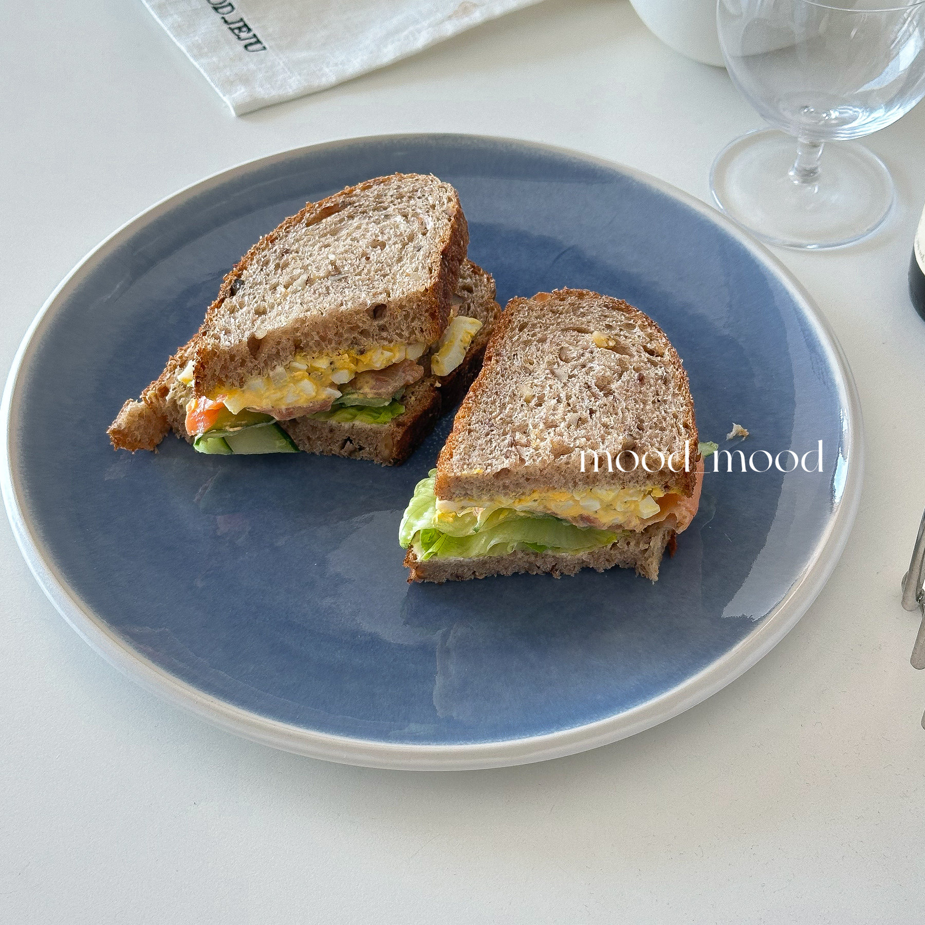 moodboard 蓝色星河窑变艺术流釉陶瓷 大盘早餐盘酸奶米饭酸奶碗,餐饮具,盘,淘宝优惠券,粉丝福利购,淘宝优惠卷