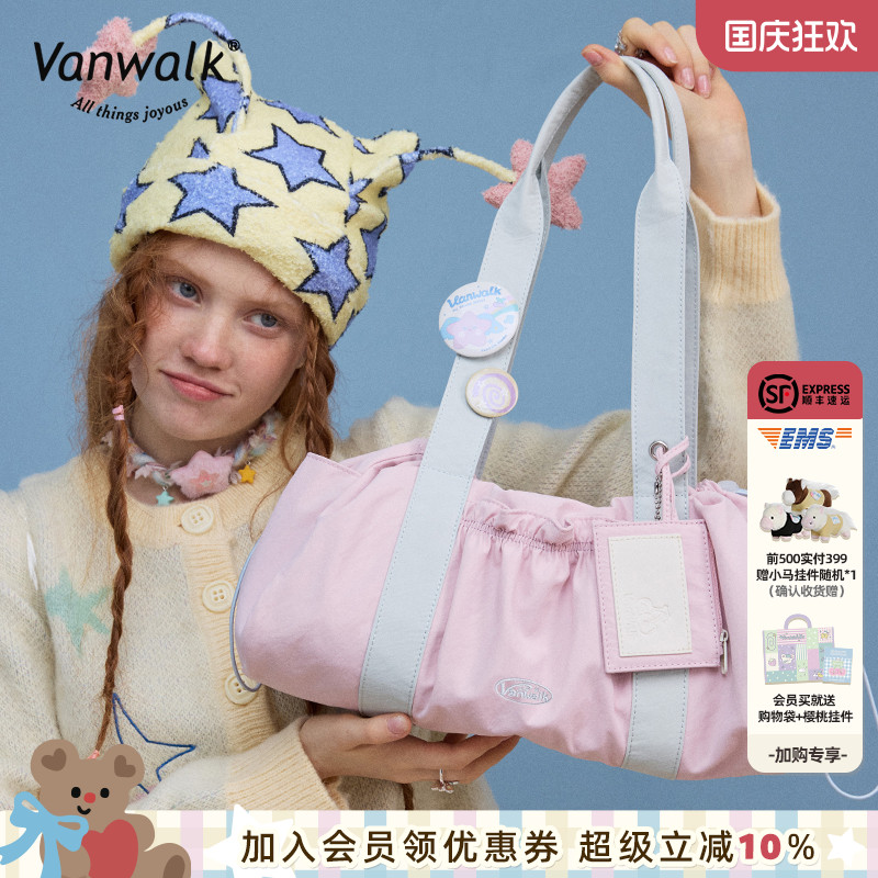 VANWALK/出走逛街休闲手提单肩包