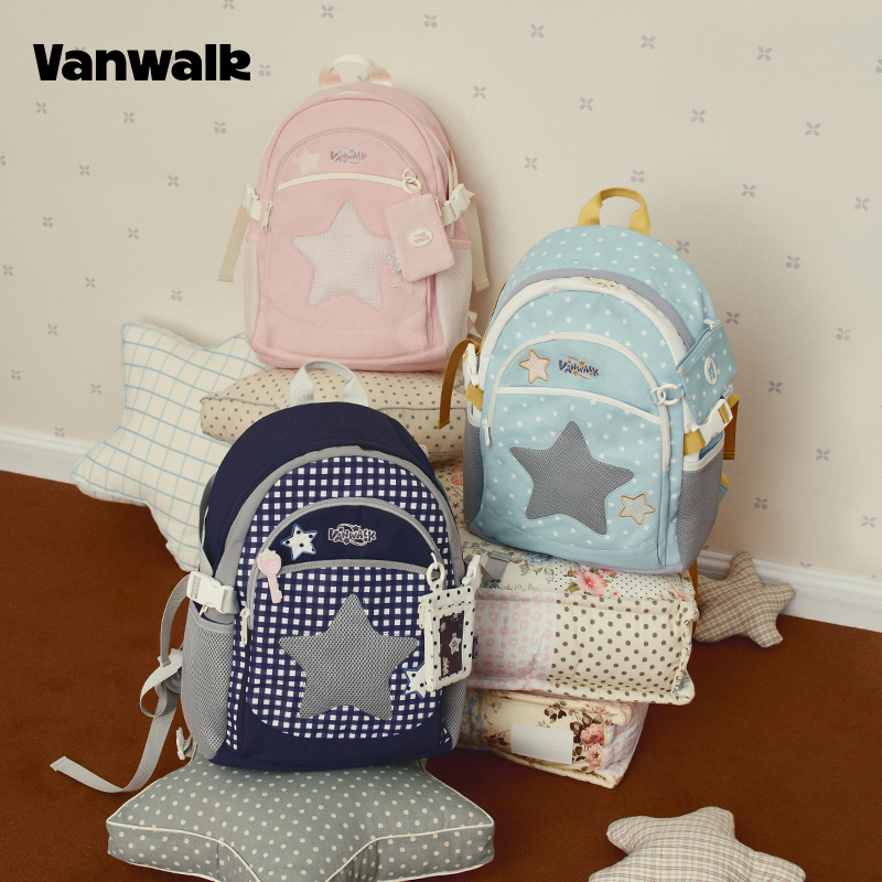 VANWALK/出走小众高颜值星星书包