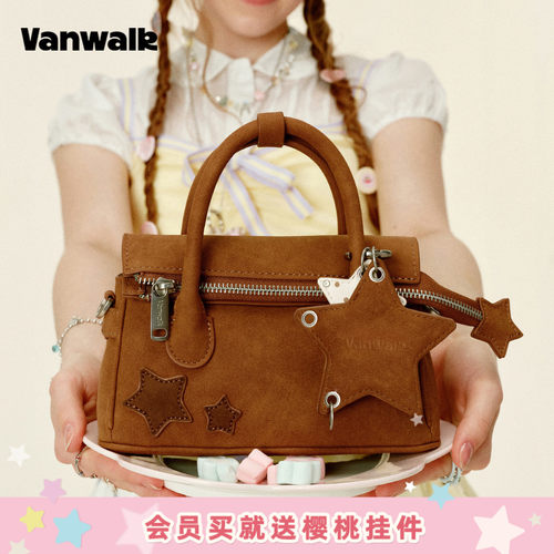 VANWALK/出走高级感单肩斜挎包女