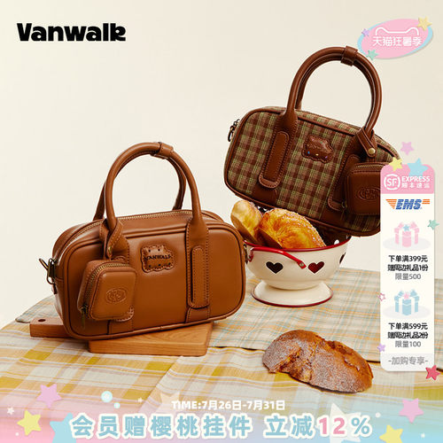 vanwalk/出走秋冬通勤单肩斜挎包