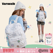 VANWALK野餐系列 学生旅行休闲双肩包女生16寸电脑大容量通勤书包