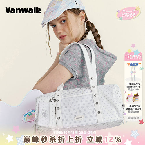 VANWALK/出走日常通勤单肩手提包