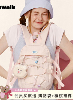 VANWALK户外出游迷你双肩包少女旅游小型书包轻便登山徒步小背包