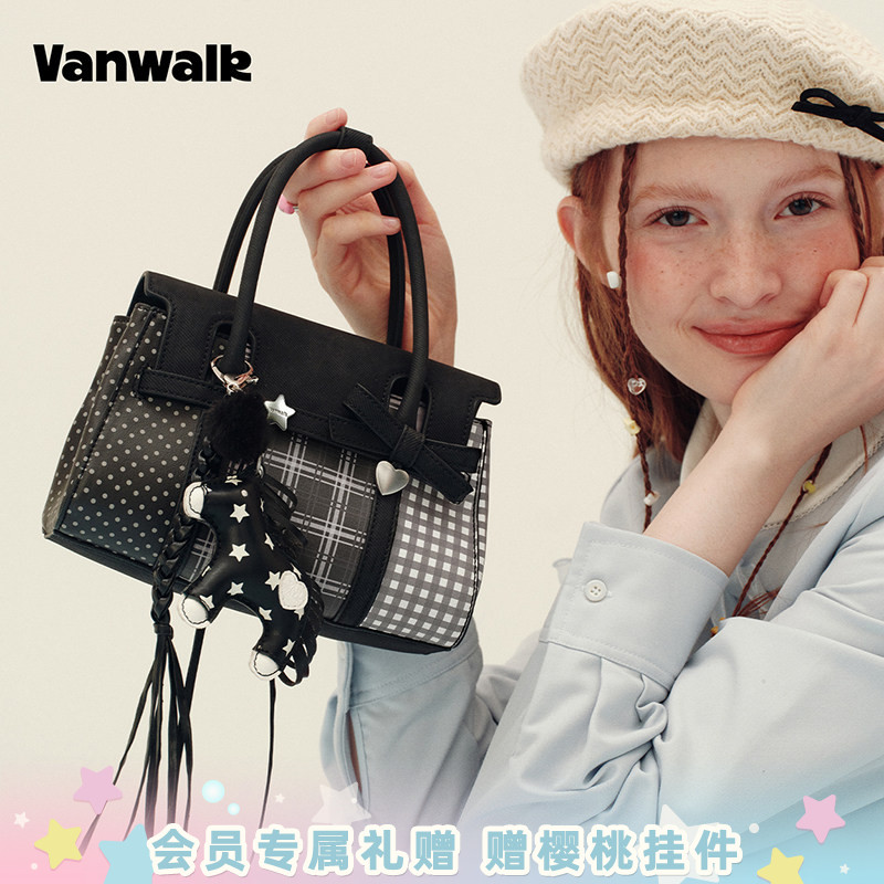 VANWALK/出走小众高级单肩斜挎包图片