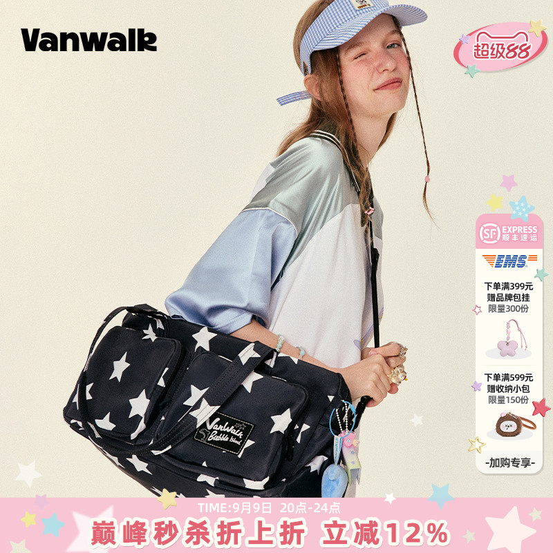 vanwalk/出走斜跨旅行运动健身包图片