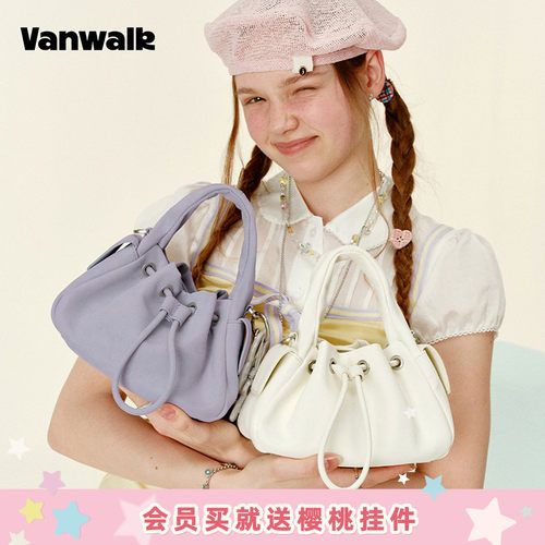 VANWALK/出走女款单肩斜挎小拎包