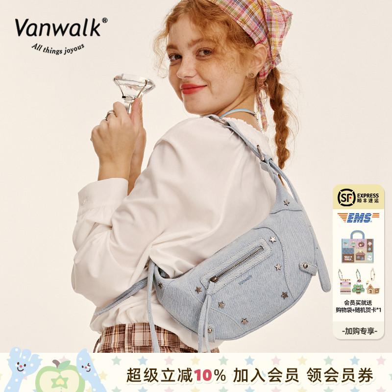 VANWALK/出走斜跨单肩包