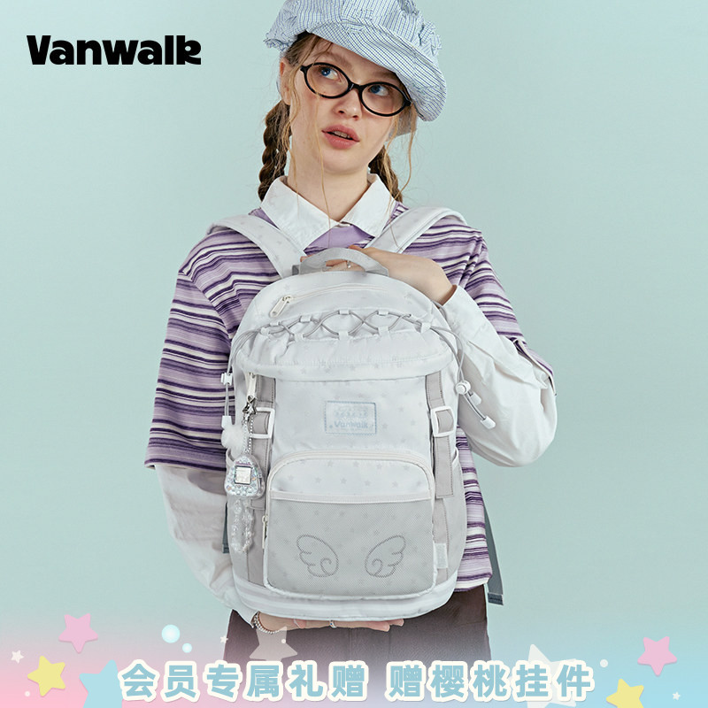 VANWALK/出走短途出游16寸双肩包图片