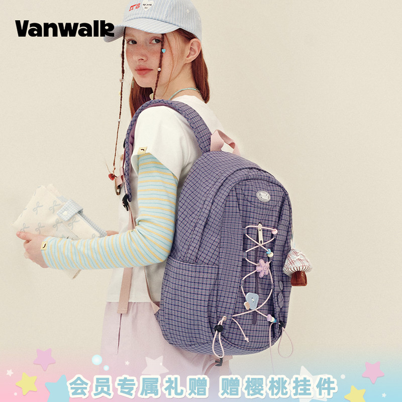 VANWALK/出走高颜值大容量书包女										