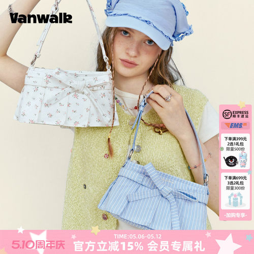 VANWALK/出走蝴蝶结ins腋下包