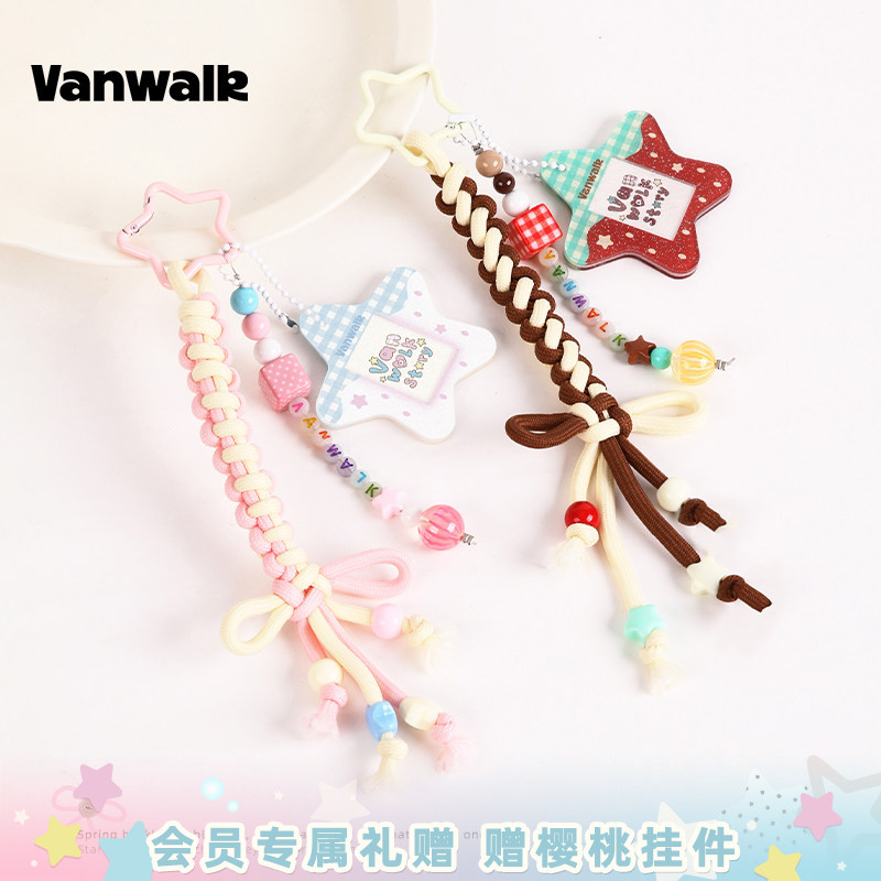 VANWALK/出走女生钥匙扣包包挂件图片
