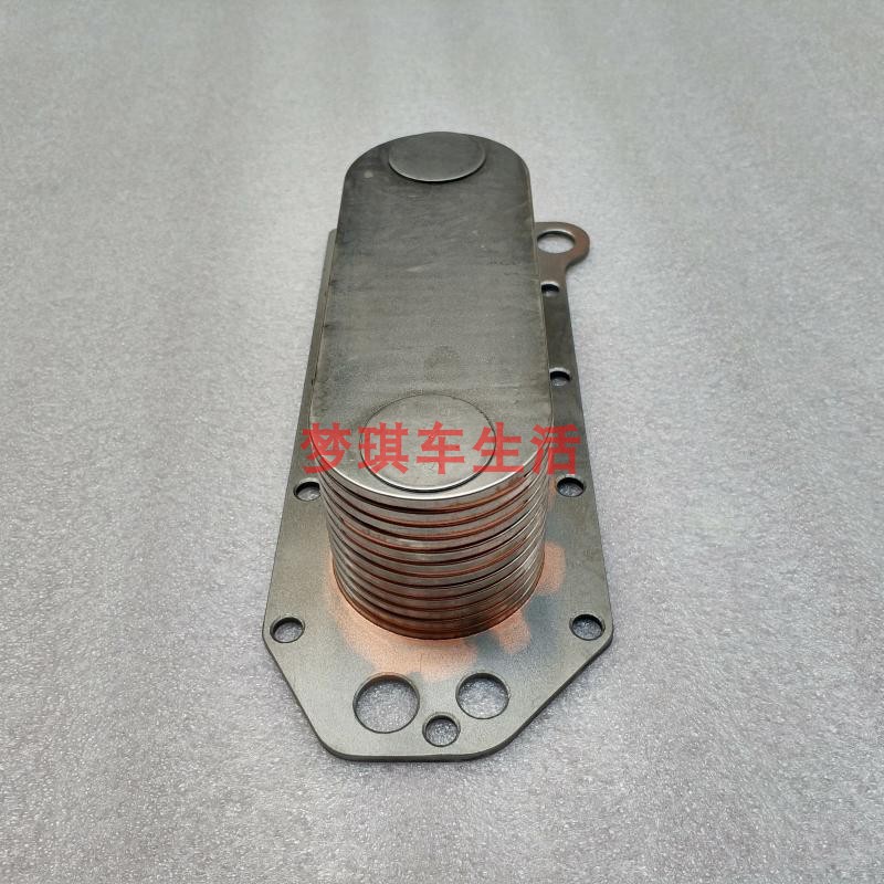 适用于挖机康明斯发动机配件6D114机油散热器冷却器3974815EA