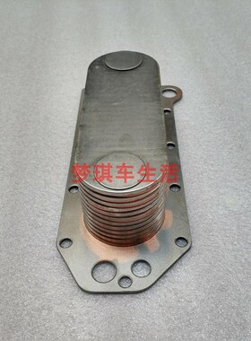 适用于挖机康明斯发动机配件6D114机油散热器冷却器3974815EA