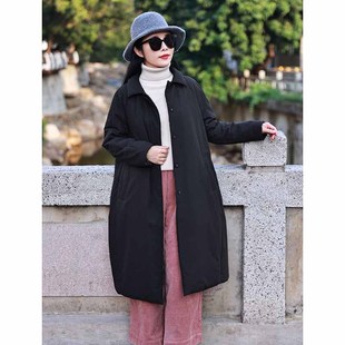 大地之歌/十木米原创百分百长绒棉文艺百搭冬款棉服外套