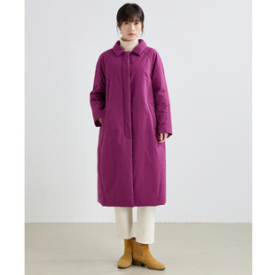 大地之歌/十木米原创百分百长绒棉百搭文艺加厚棉服中长外套冬款