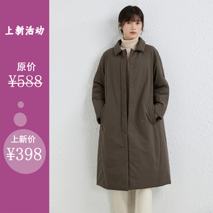 大地之歌/十木米原创百分百长绒棉百搭文艺加厚中长棉服外套冬款