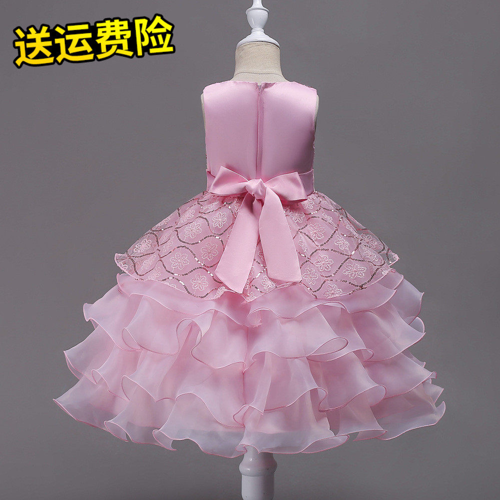 韩版礼服裙儿童连衣裙表演服