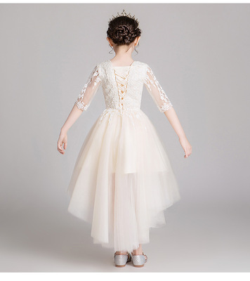 生日洋气公主裙礼服儿童女童