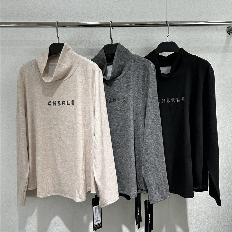 91526播本2025冬装新款大码女装遮肉显瘦上衣时尚百搭打底衫高领