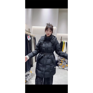 020胖淼淼2026冬季新款大码女装显瘦羽绒服遮肉百搭羽绒衣中长款