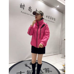芮娜依莲9672冬新款加肥加大码女装胖妹妹显瘦减龄欧货羽绒服外套