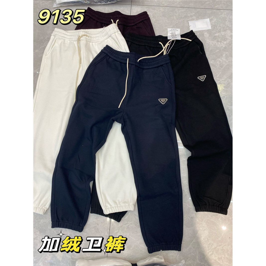 9153起点终点2025冬季新款大码女装显瘦加绒裤子休闲卫裤时尚百搭