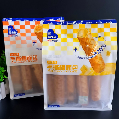 爱乡亲手撕棒肉松乳酪面包338g