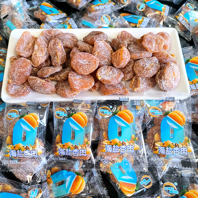 新品南凯海盐杏肉散装称重包邮无核杏肉杏干酸甜杏脯网红蜜饯果脯