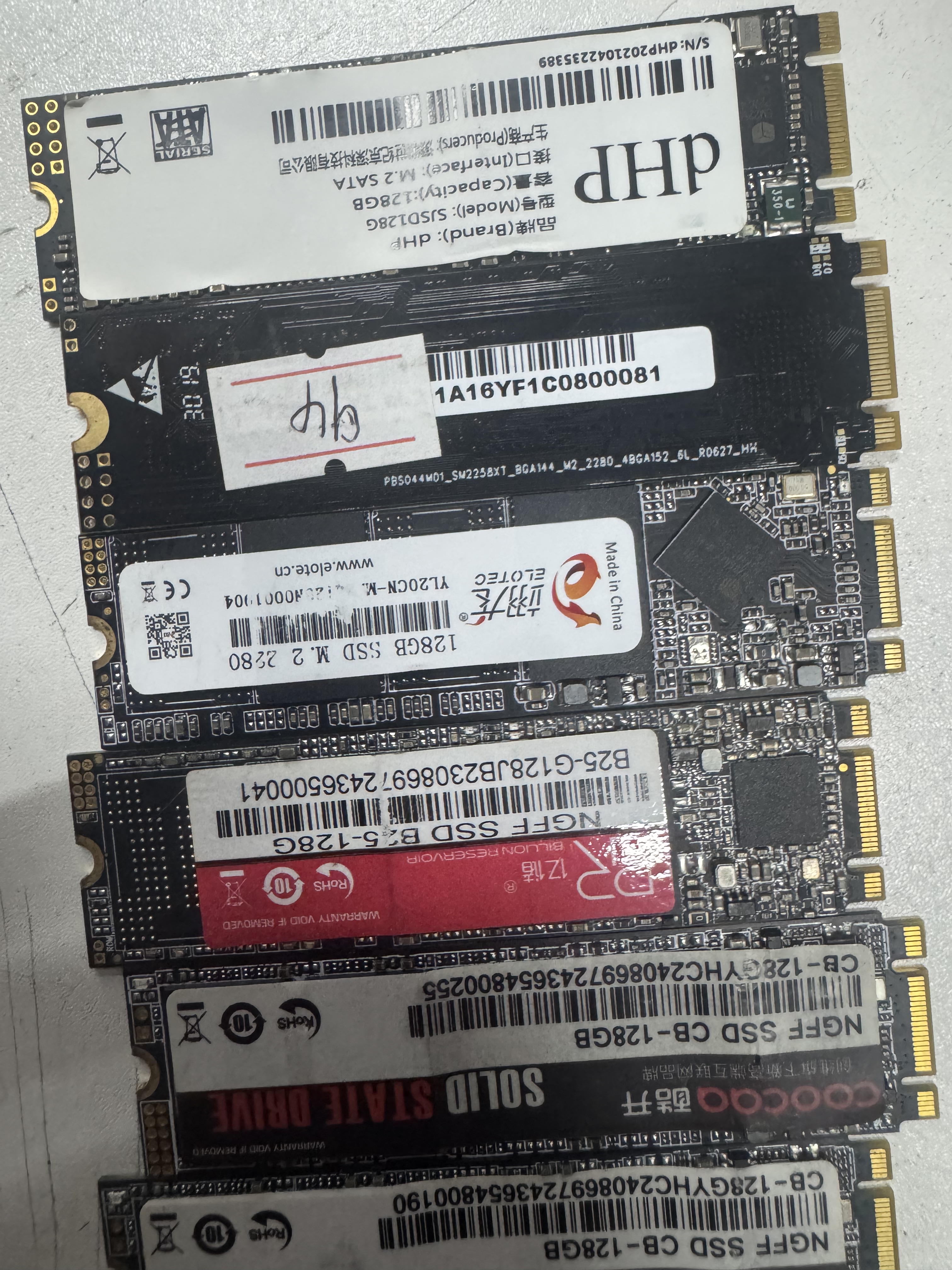 拆机128GB 256G M.2 NGFF 协议Sata /Sata协议 固态硬盘一体机