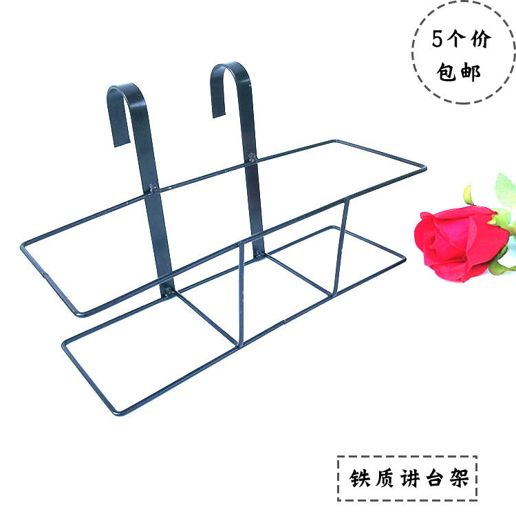 讲台花挂钩演讲台桌挂架铁质支架会议花架鲜花挂式花泥架花艺资材