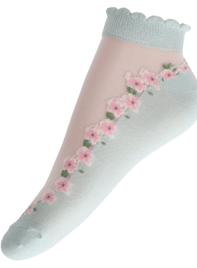 碎花冰丝袜日系女夏季