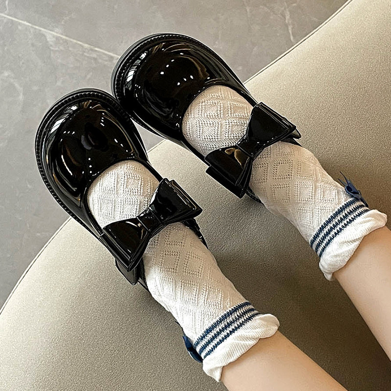【热卖爆款】【不臭脚】女童皮鞋图片