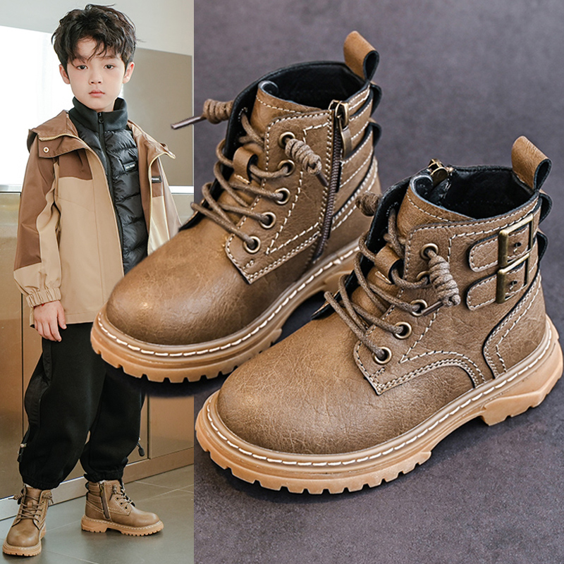 【热卖爆款】回Iカ男童马丁靴