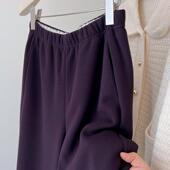 松紧腰软糯舒适宽松休闲直筒长裤 韩货 羊绒＋桑蚕丝 好穿 高版 本