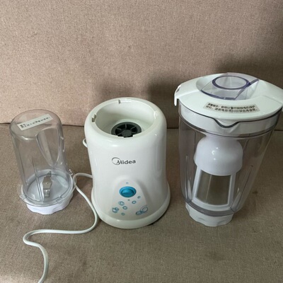 6角美的WBL25B26料理机主机马达搅拌刀杯研磨刀杯配件