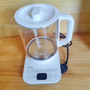 Midea/美的多功能养生茶煎药花茶壶煮茶烧水玻璃壶MK-YS15E107
