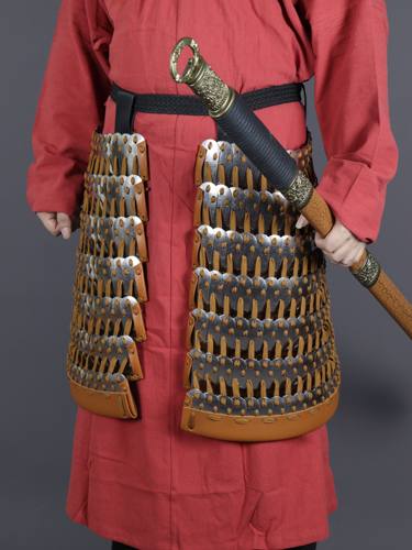 汉艺甲胄 汉服 战术 扎甲 裙甲 金属不锈钢材质